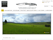 Tablet Screenshot of coutellerie-glandieres.com
